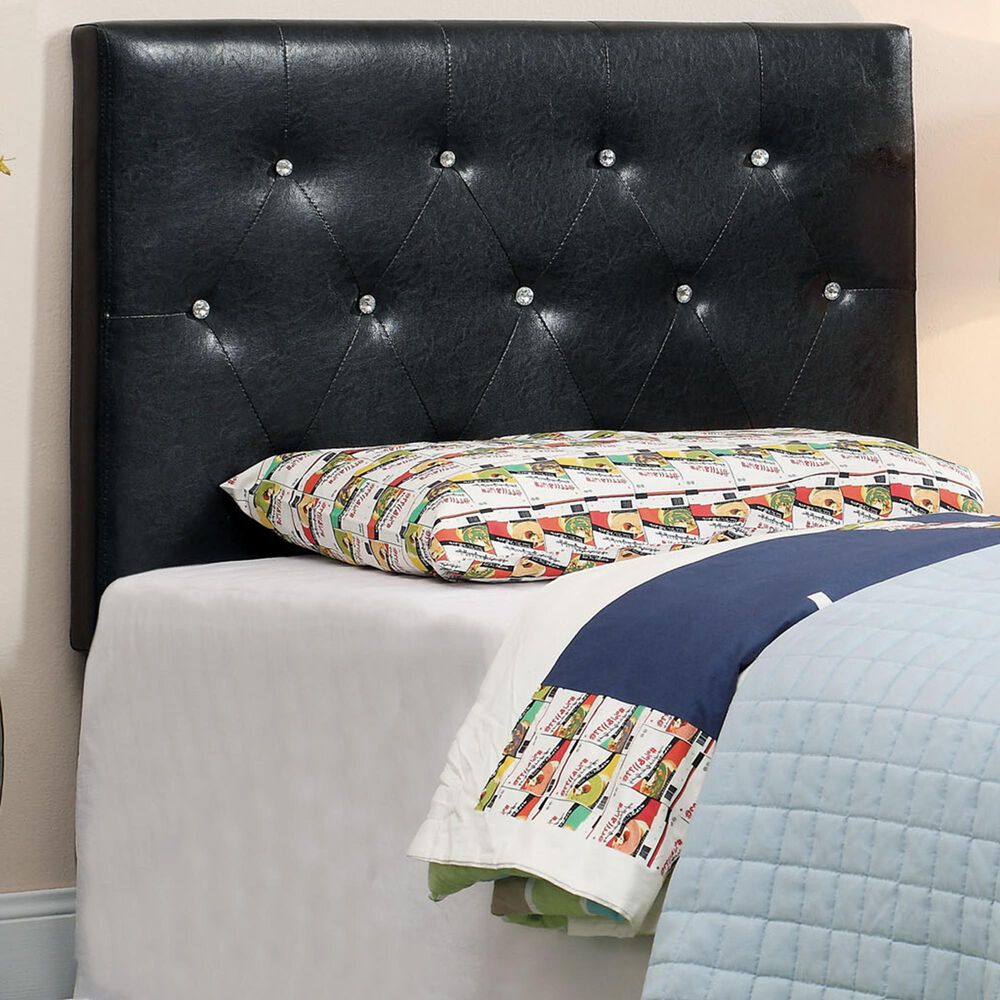 Furniture of America Benson Twin Headboard in Black, , large
