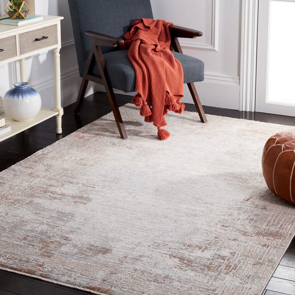 Safavieh Marmara MRM310B 5&#39; x 8&#39;2&quot; Beige, Blue and Rust Area Rug, , large