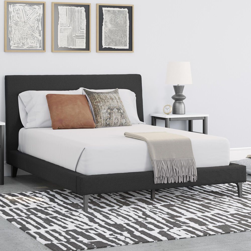 Ashley Cadmori Queen Upholstered Bed in Black, , large