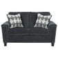 Ashley Abinger Stationary Sofa and Loveseat Set in Smoke, , large