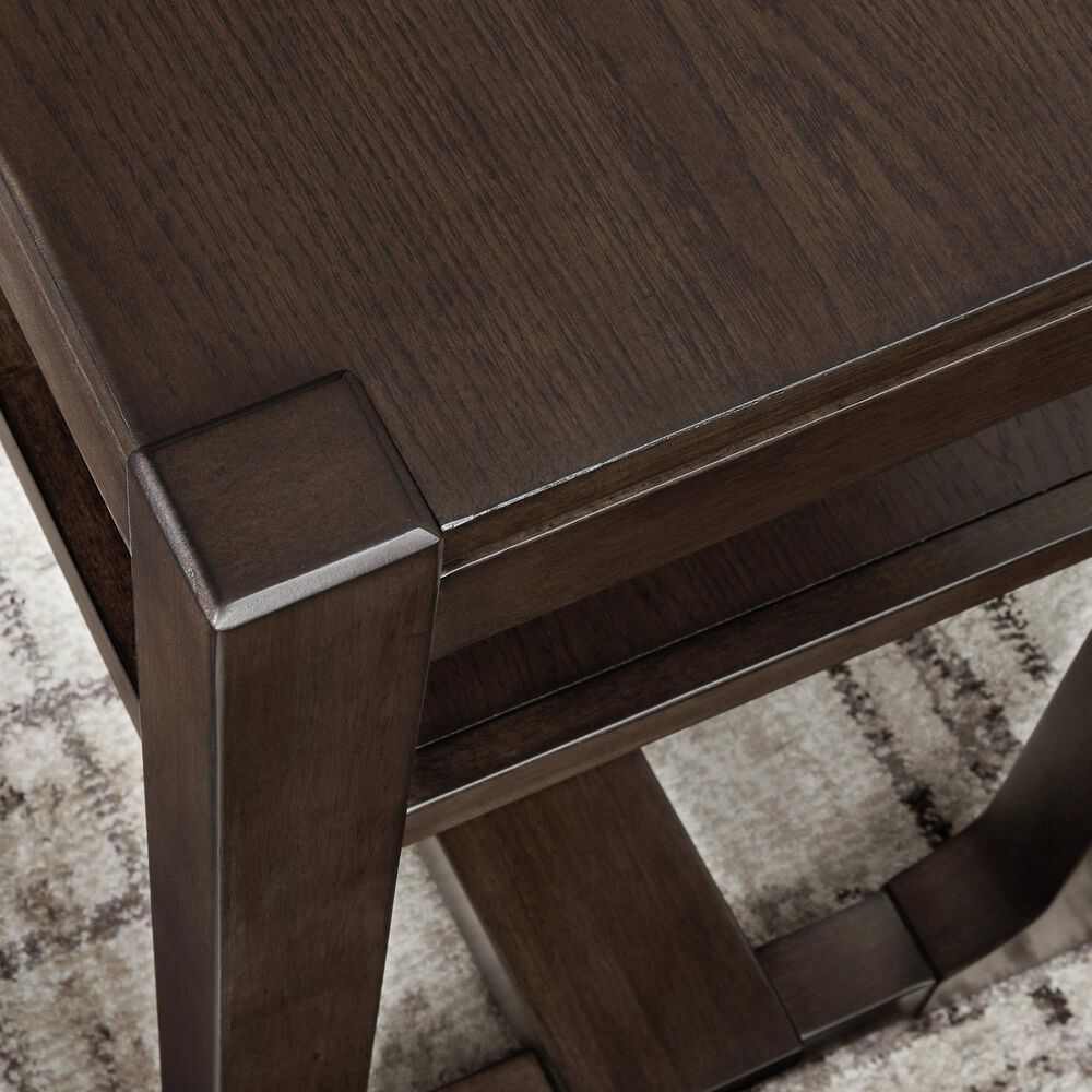 Ashley Breckington Sofa Table in Dark Brown, , large