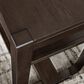Ashley Breckington Sofa Table in Dark Brown, , large