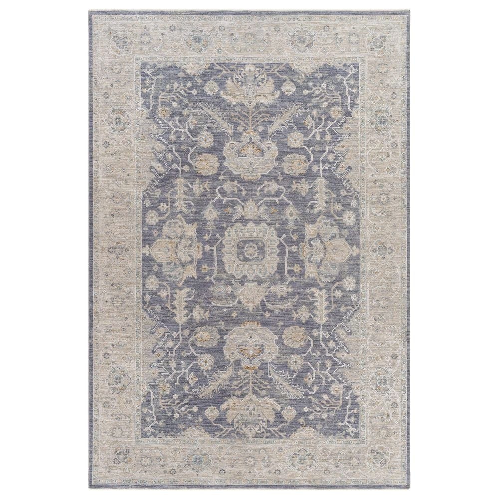 Surya Avant Garde AVT-2303 6"7" x 9"6" Gray, Beige and Denim Area Rug, , large