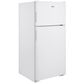 Hotpoint 15.6 Cu. Ft. Recessed Handle Top Freezer Refrigerator Right Hinge in White, , large