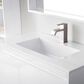 James Martin Mantova 35.4" Single Mounted Bathroom Vanity in Glossy White with 2 cm Glossy White Solid Surface Top and Rectangular Sink, , large