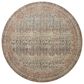 Angela Rose Aubrey 7"6" Round Ocean and Spice Area Rug, , large