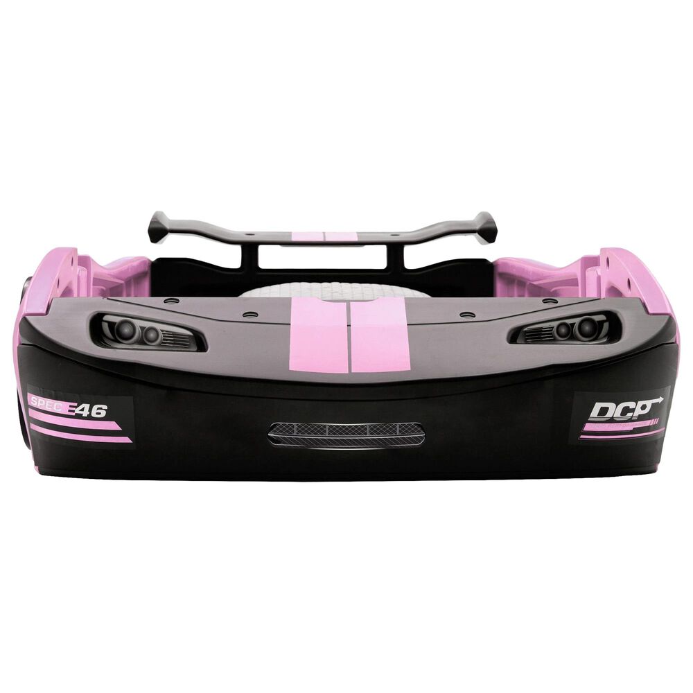 Delta Turbo Race Car Twin Bed In Pink Nebraska Furniture Mart