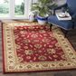 Safavieh Lyndhurst LNH553 5"3" x 7"6" Red and Ivory Area Rug, , large