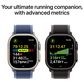 Apple Watch Ultra 3 (GPS+Cellular) 49mm Titanium Case with Black/Charcoal Trail Loop - S/M in Black and 2-Year AppleCare+, , large