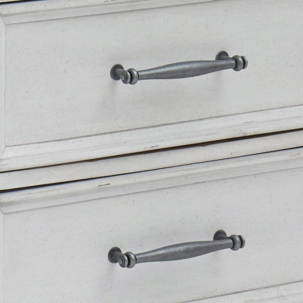 Ashley Kanwyn 3 Drawer Nightstand in Distressed Whitewash, , large