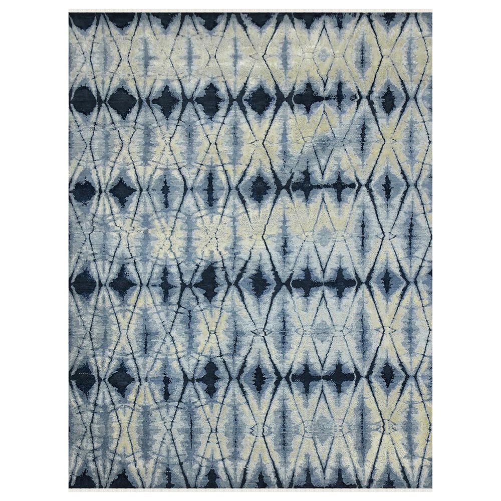 Amer Rugs Hermitage Geometric 2" x 3" Blue Sapphire Area Rug, , large