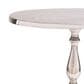 Maple and Jade End Table with Scroll Legs in Satin Silver, , large