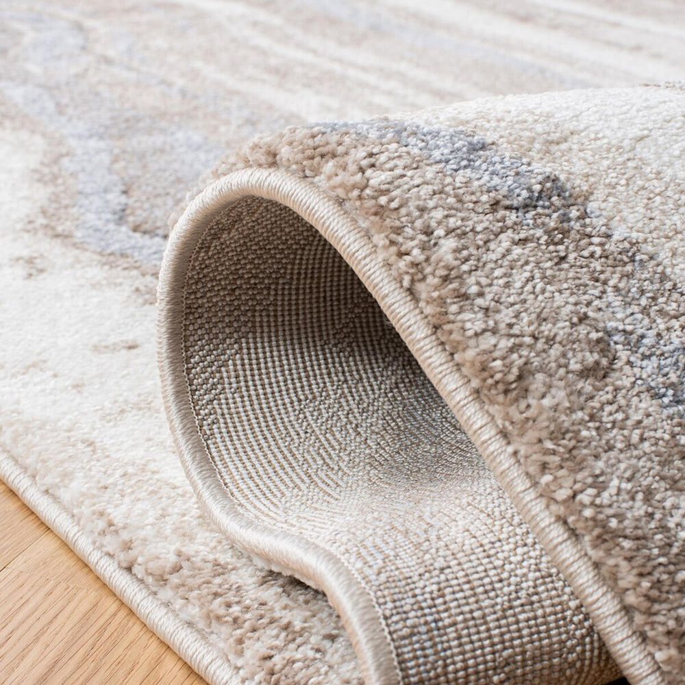 Safavieh Cyrus Shag CYR126A 2&#39;2&quot; x 9&#39; Ivory and Grey Runner, , large