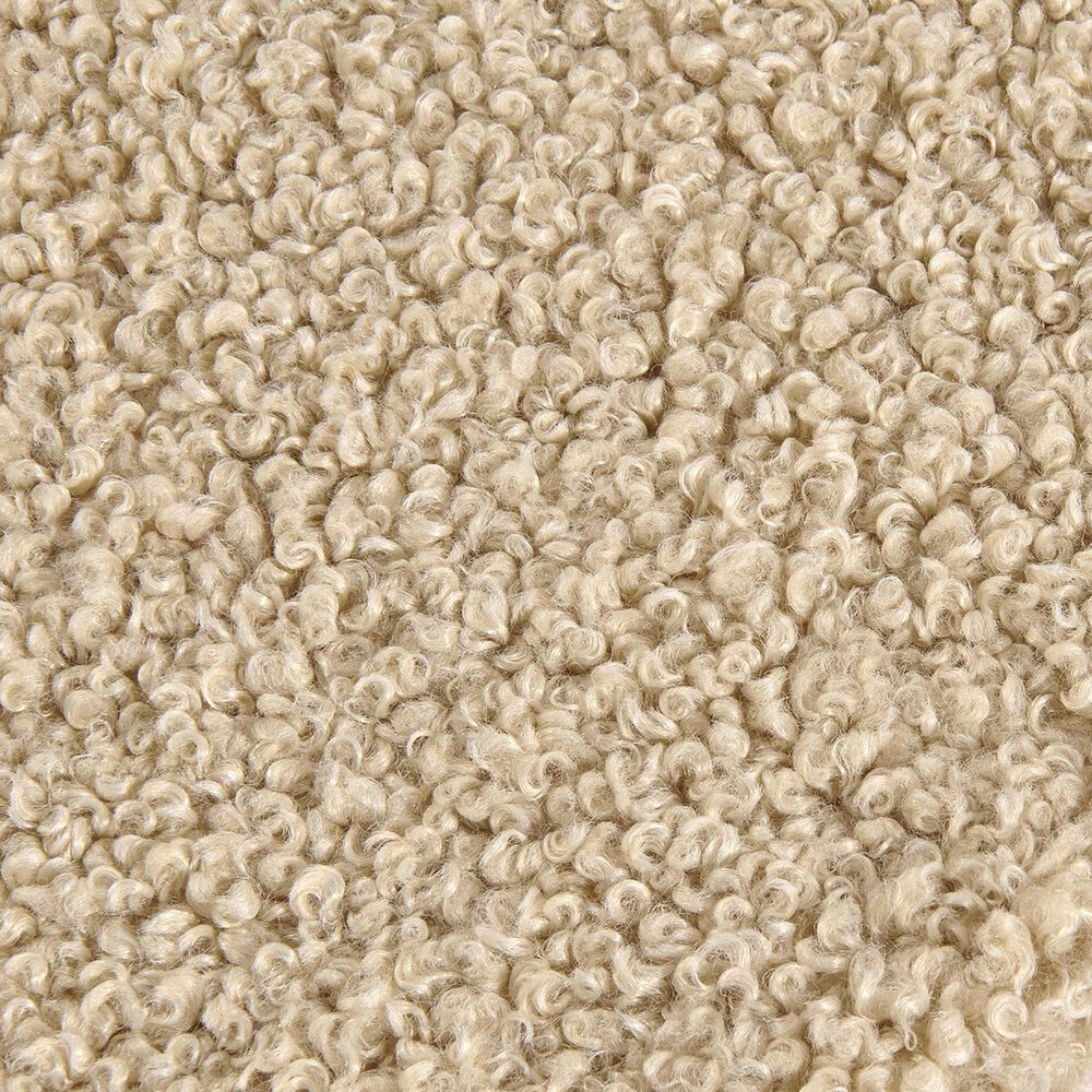 HiEnd Accents Teddy 18&quot; x 18&quot; Throw Pillow in Cream, , large