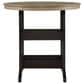 Ashley Fairen Trail Round Bar Table in Black and Driftwood, , large