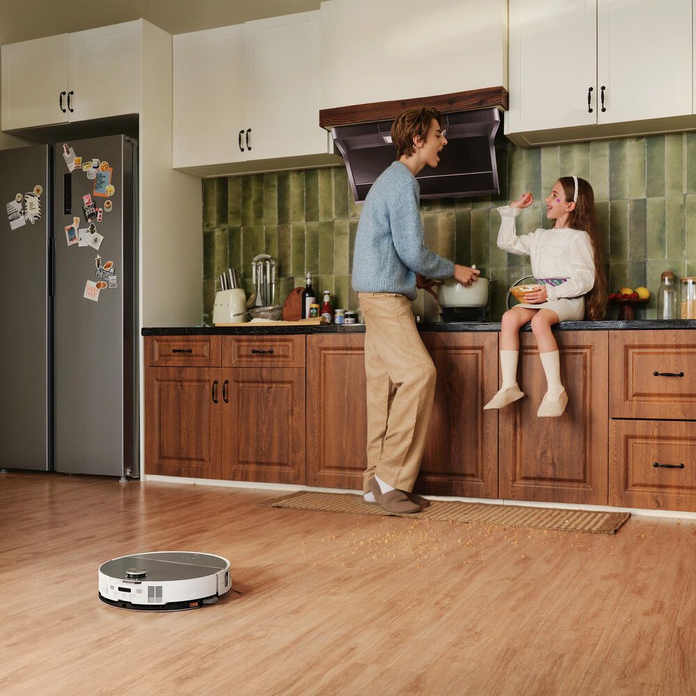 Roborock Saros 10 Robot Vacuum with Dual Anti-Tangle System in White, , large