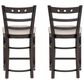 Linon Home Decor Darby Counter Stool in Espresso (Set of 2), , large