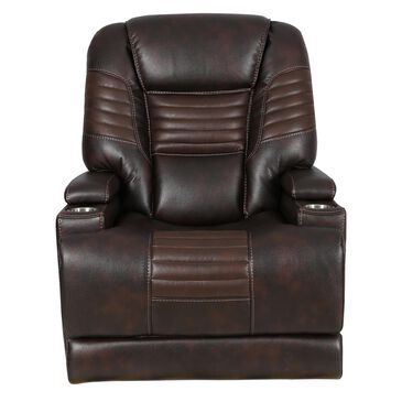MotoMotion Power Recliner with Power Headrest in Picasso Walnut, , large
