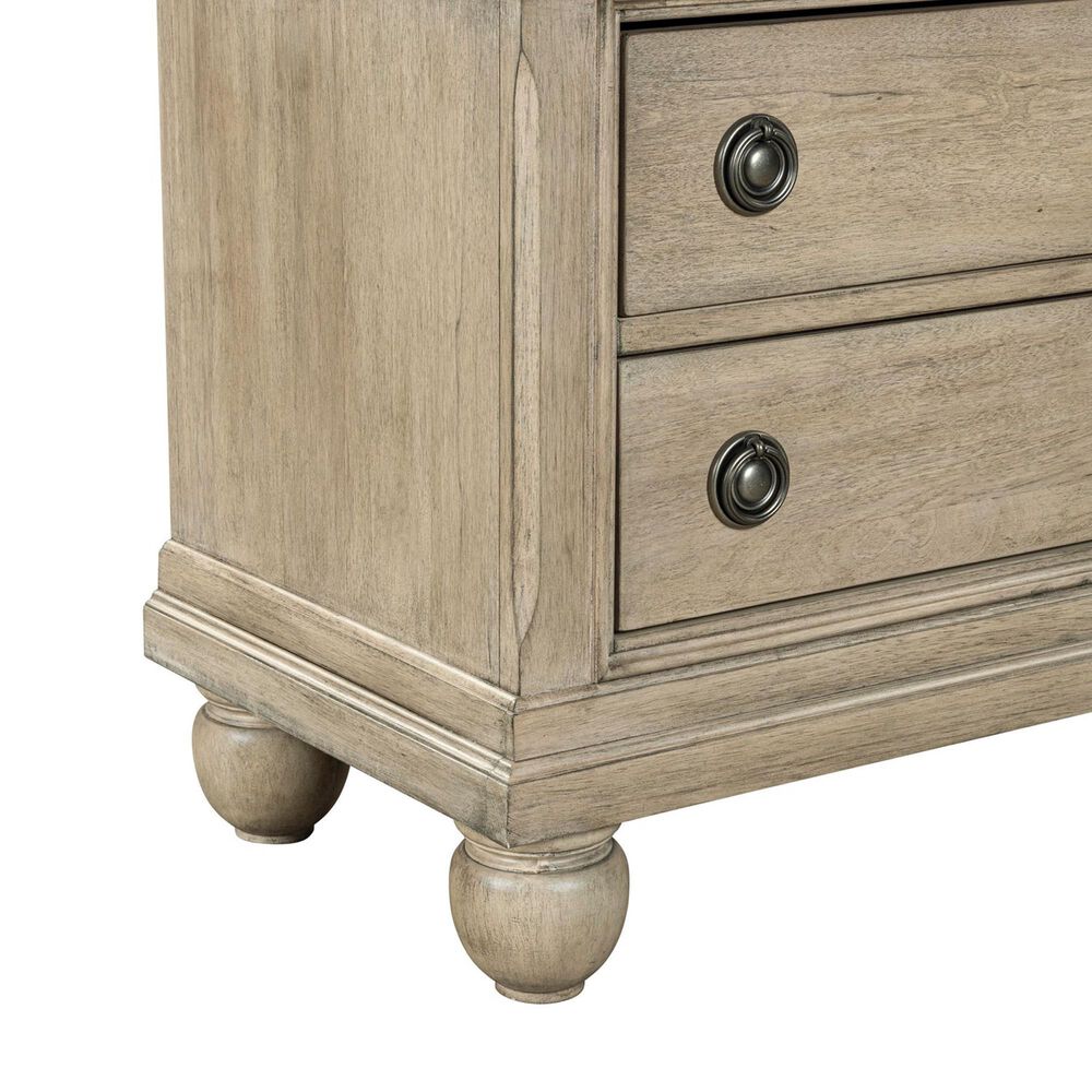 Belle Furnishings Rustic Traditions 3-Drawer Nightstand in Saddle Tan, , large