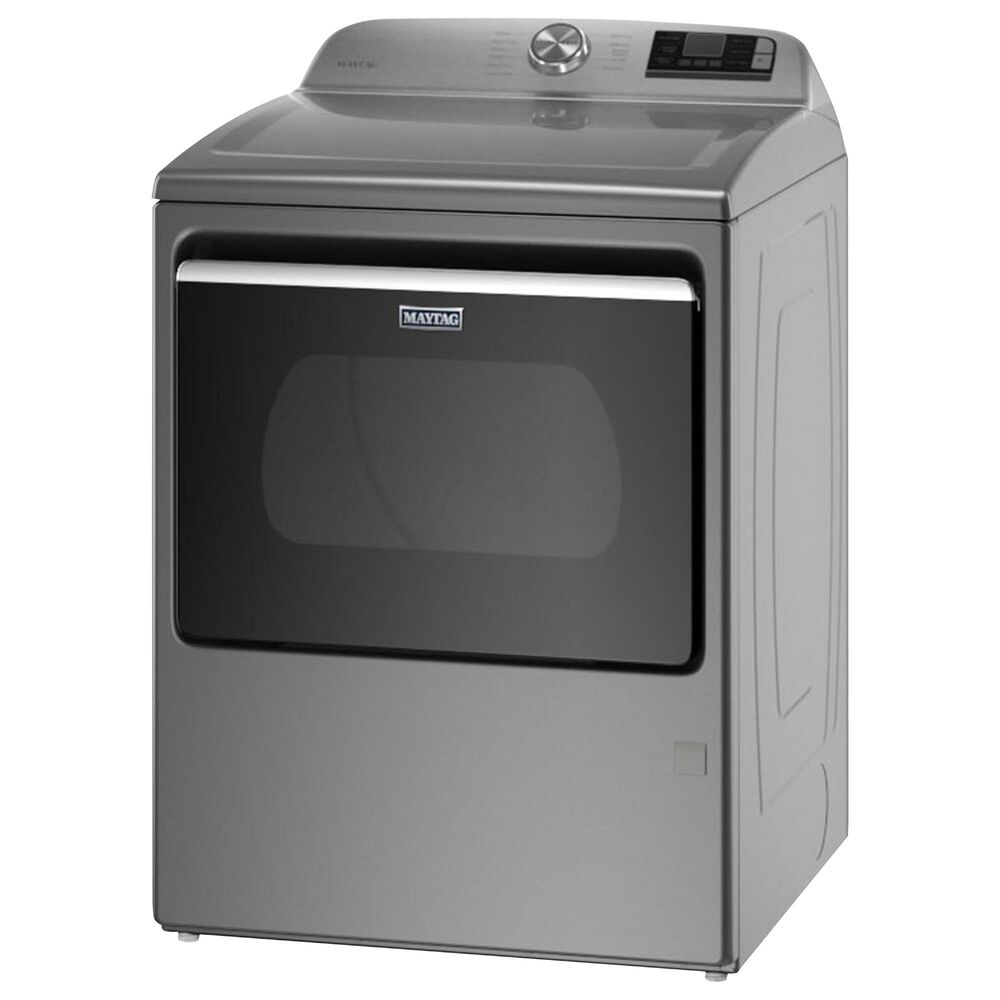 Maytag 4.7 Cu. Ft. Top Load Washer and 7.4 Cu. Ft. Gas Dryer Laundry Pair in Metallic Slate, , large