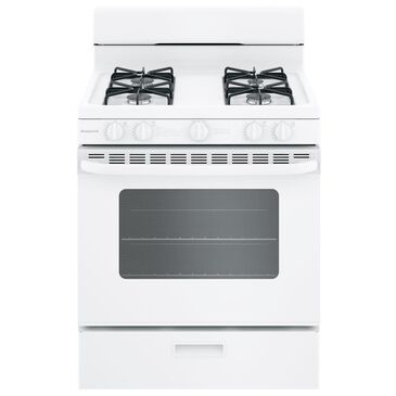 Hotpoint 30" Freestanding Gas Range in White, , large