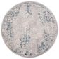 Safavieh Invista INV468F 6"7" Round Grey and Ivory Area Rug, , large