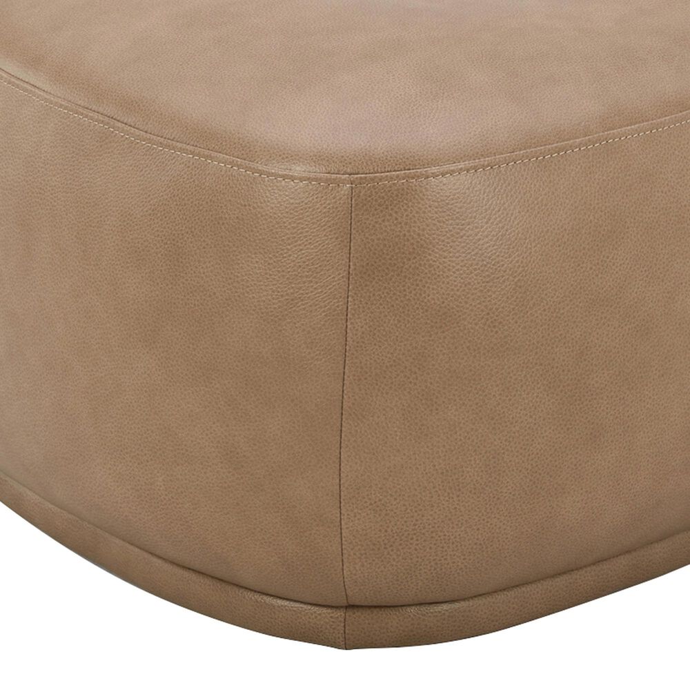 Jennifer Taylor Home Pebble 44&quot; Cocktail Ottoman in Tuscan Tan Brown, , large