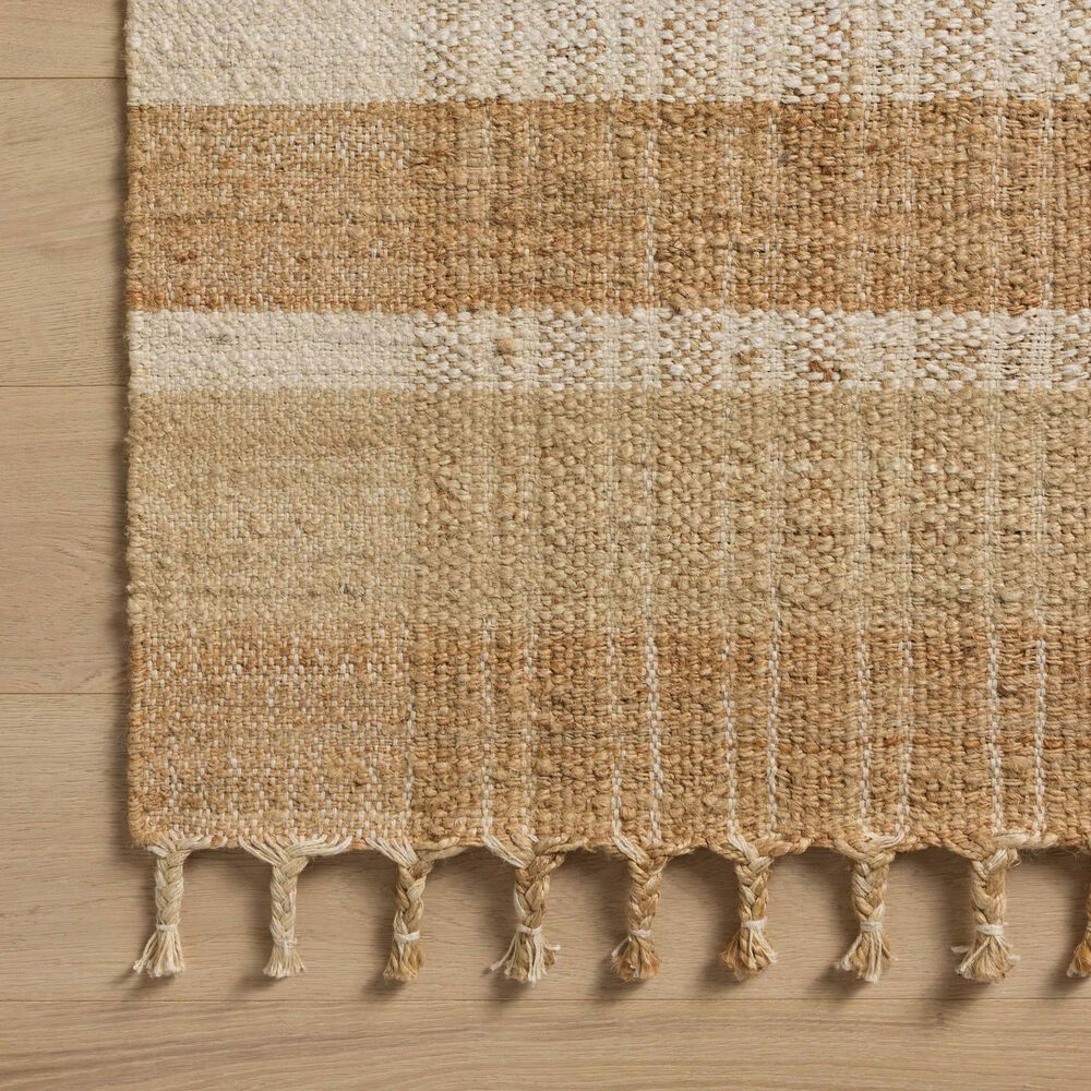 Magnolia Home Louie 9&#39;3&quot; x 13&#39; Ivory and Natural Area Rug, , large