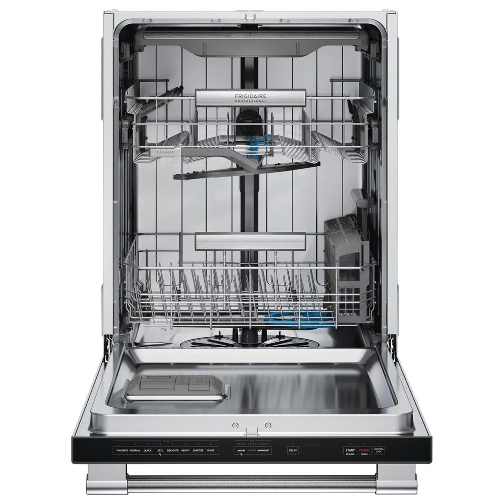 Frigidaire Professional 2-Piece Kitchen Package with 21.4 Cu. Ft. Smart French Door Refrigerator and 24&quot; Dishwasher in Stainless Steel, , large