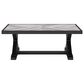 Ashley Beachcroft Rectangular Cocktail Table in Black and Light Gray, , large