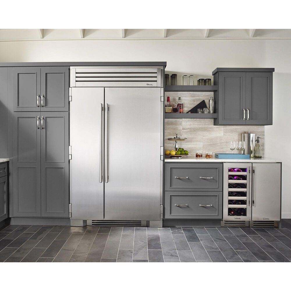 True Residential 3.1 Cu. Ft. Undercounter Wine Cabinet with Left Hinge and Glass Door in Panel Ready, , large