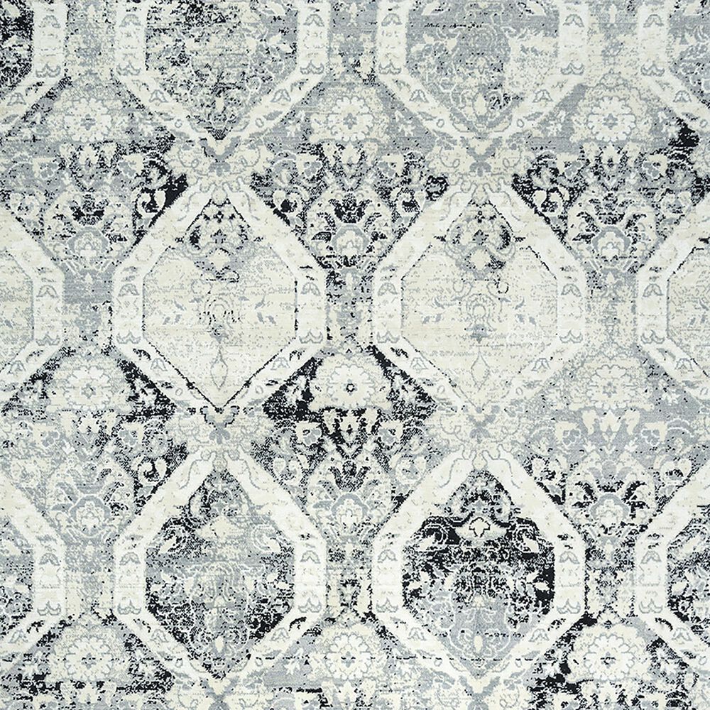 RIZZY Couture 10&#39; x 13&#39; Ivory and Black Area Rug, , large