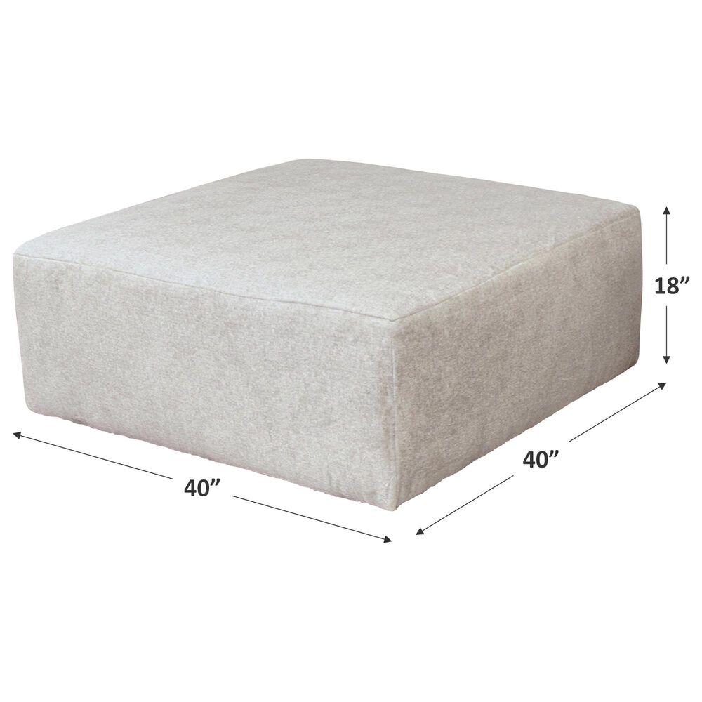Hartsfield Titan 40&quot; Cocktail Ottoman in Moonstruck, , large