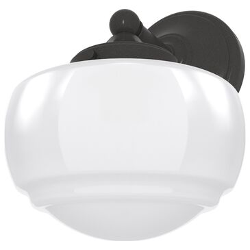 Hunter Saddle Creek 1-Light Sconce with White Shade in Noble Bronze, , large