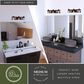 Vaxcel Carrington 3-Light Bathroom Vanity in Matte Black and Deep Walnut, , large