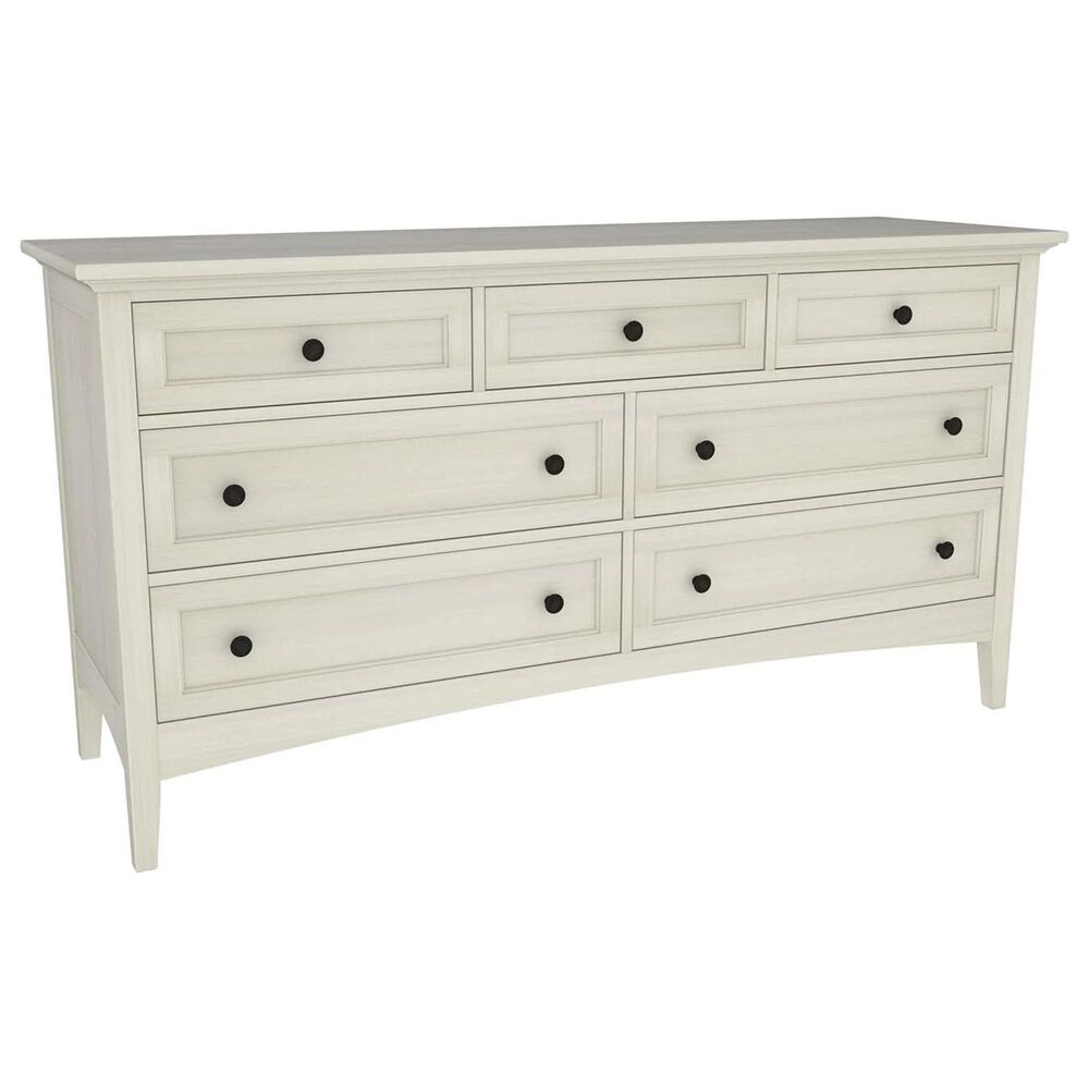 Stickley Furniture Revere 7-Drawer Dresser and Mirror in Ember, , large