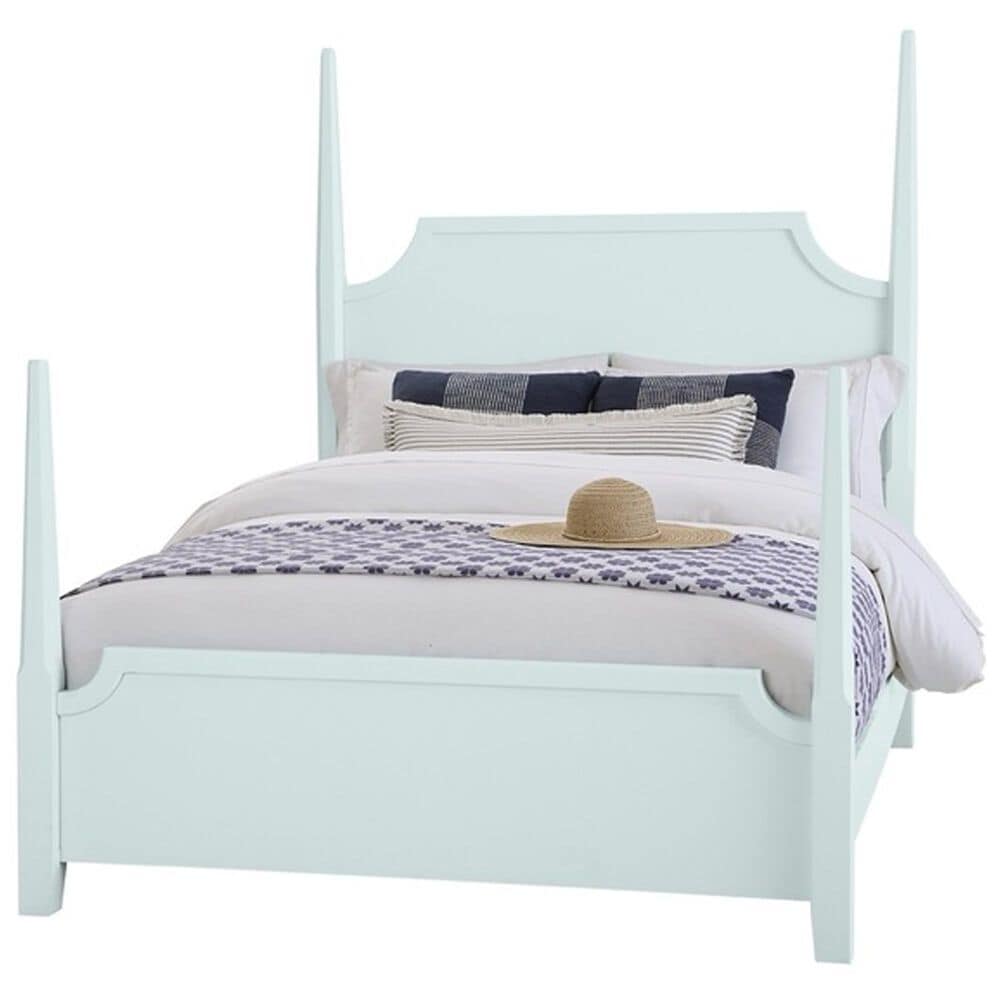 Viceray Collections Tide and Timber Full Poster Bed in Blue Maple, , large