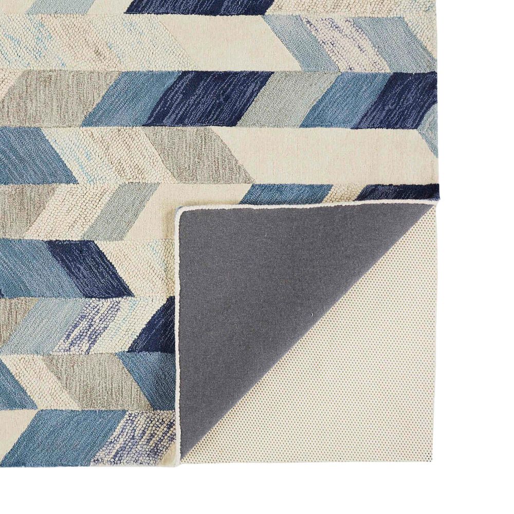 Feizy Arazad 2&#39; x 3&#39; Blue and Ivory Area Rug, , large