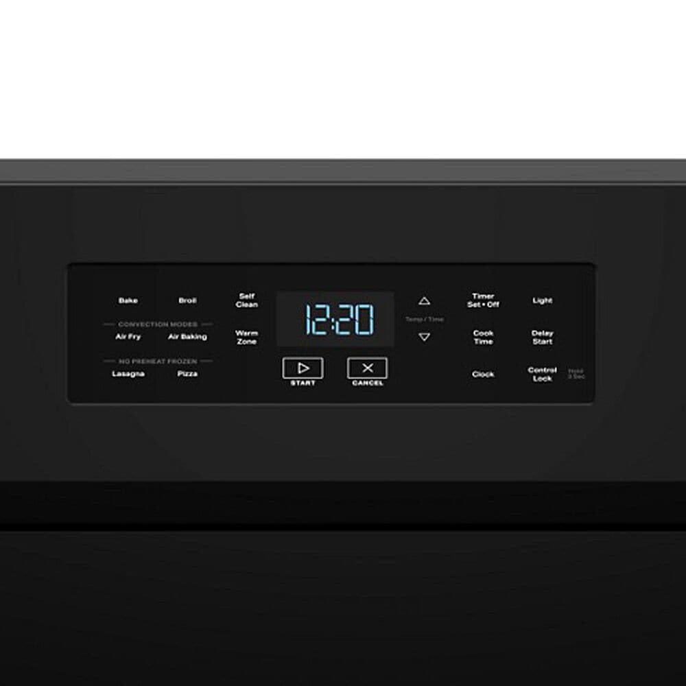 Whirlpool 5.3 Cu. Ft. Electric Range with Air Cooking Technology in Black, , large