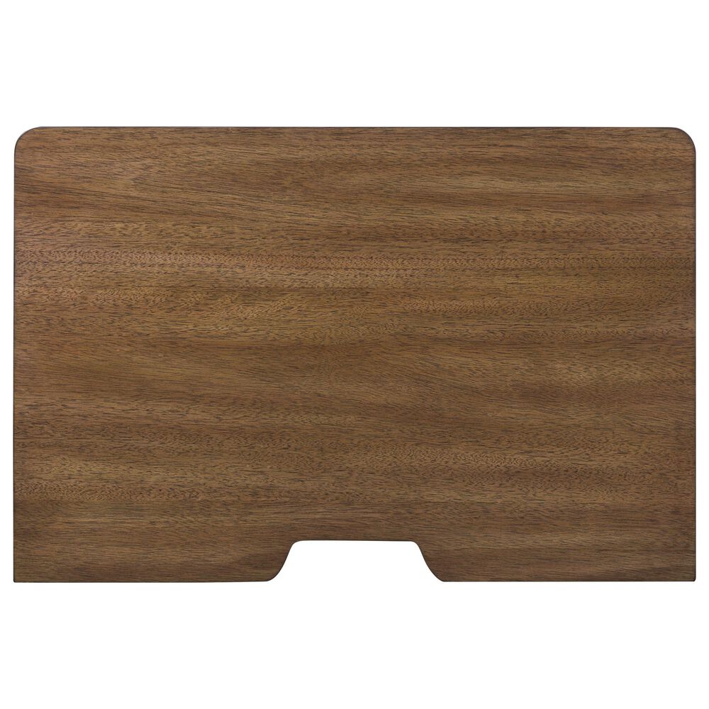 Ashley Rowlenstown 3 Drawer Nightstand in Medium Brown with Outlet and USB Ports, , large