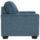 Ashley Cashton Chair and Ottoman in Blue, , large