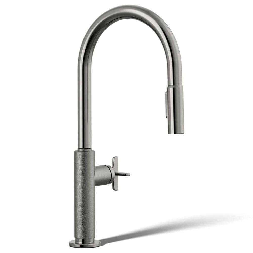 Kohler Billet Pull-Down Kitchen Sink Faucet in Vibrant Titanium, , large