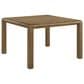 Crown Mark Cockrell Counter Height Extension Table in Antique Brown - Table with 1-18" Leaf, , large