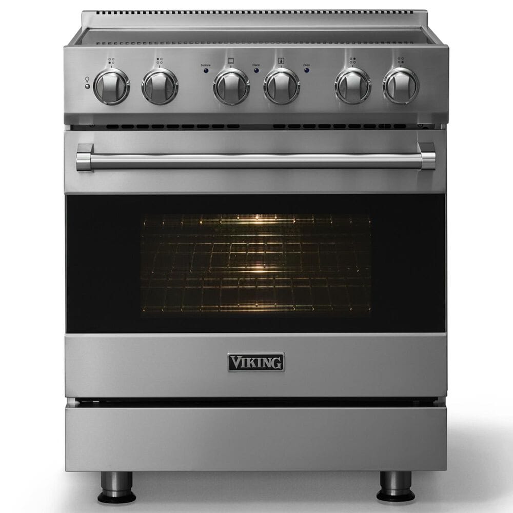 Viking Range 3 Series 30" Induction Range in Stainless Steel, , large