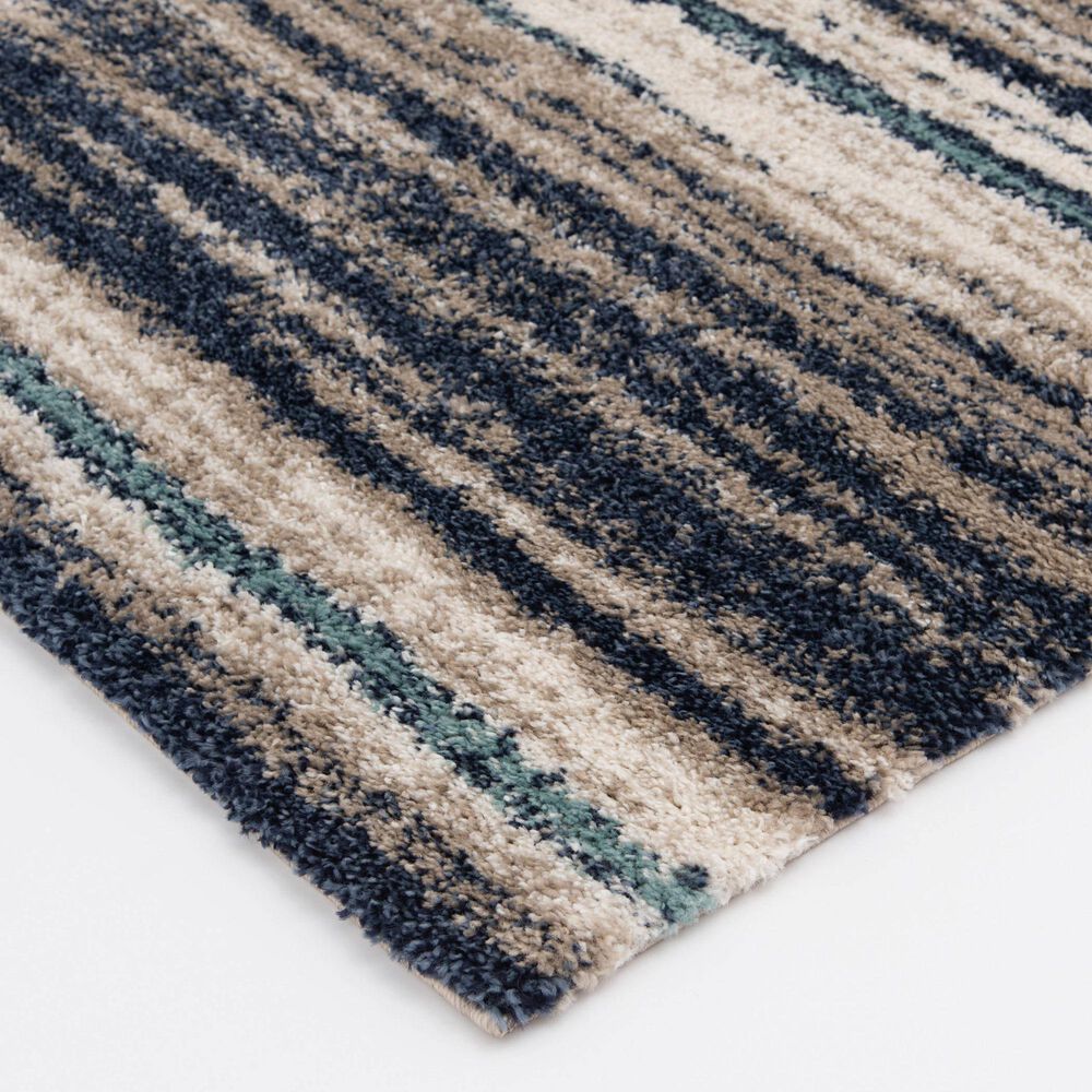 Central Oriental Tulsa Dunkerton 5&#39; x 7&#39;3&quot; Blue Navy and Multicolor Area Rug, , large