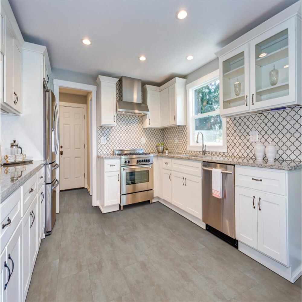 Pergo Tile Options 7MM (18.68 SF/CTN) 18X36 Silver Leaf Vinyl Plank, , large