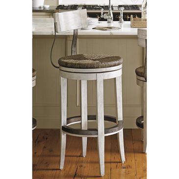 Lexington Furniture Oyster Bay Merrick Swivel Bar Stool in Oyster, , large