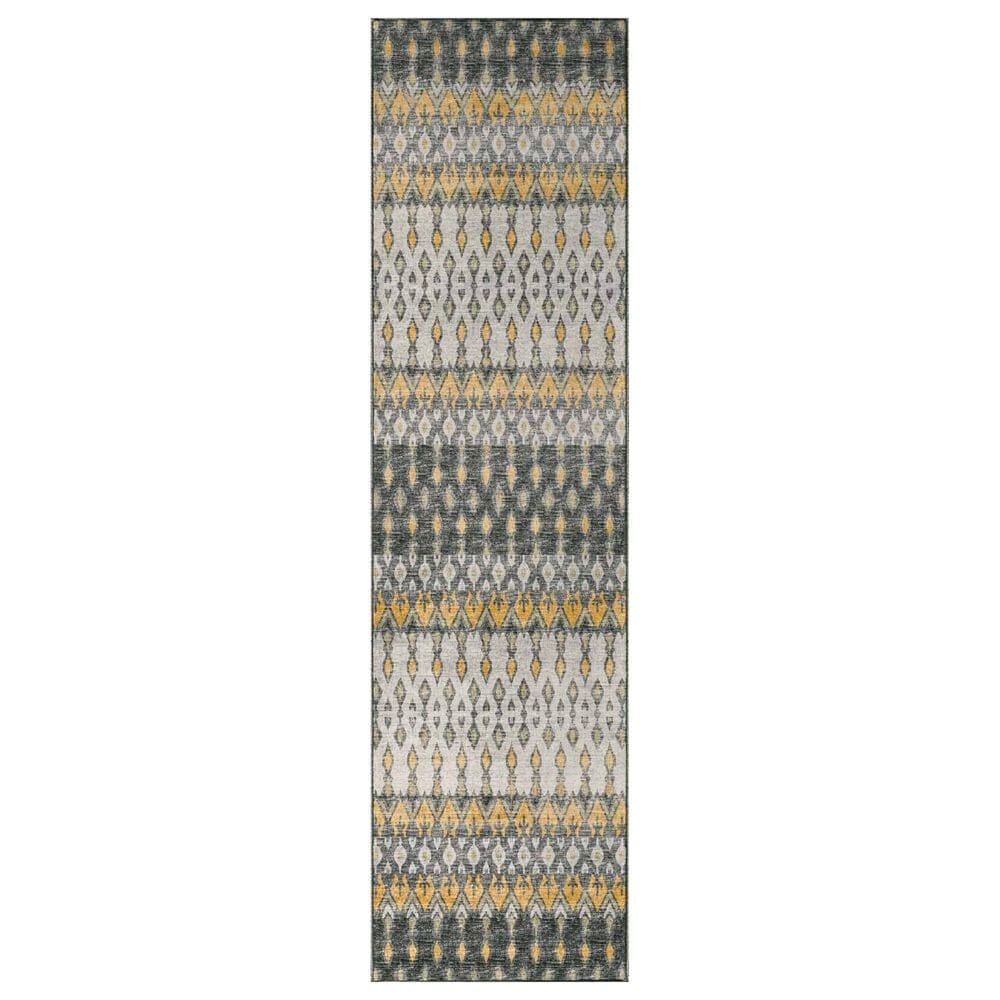 Dalyn Rug Company Brisbane 2"3" x 7"6" Pewter Runner, , large