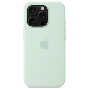 Apple Silicone Case with MagSafe for iPhone 16 Pro in Aquamarine, , large