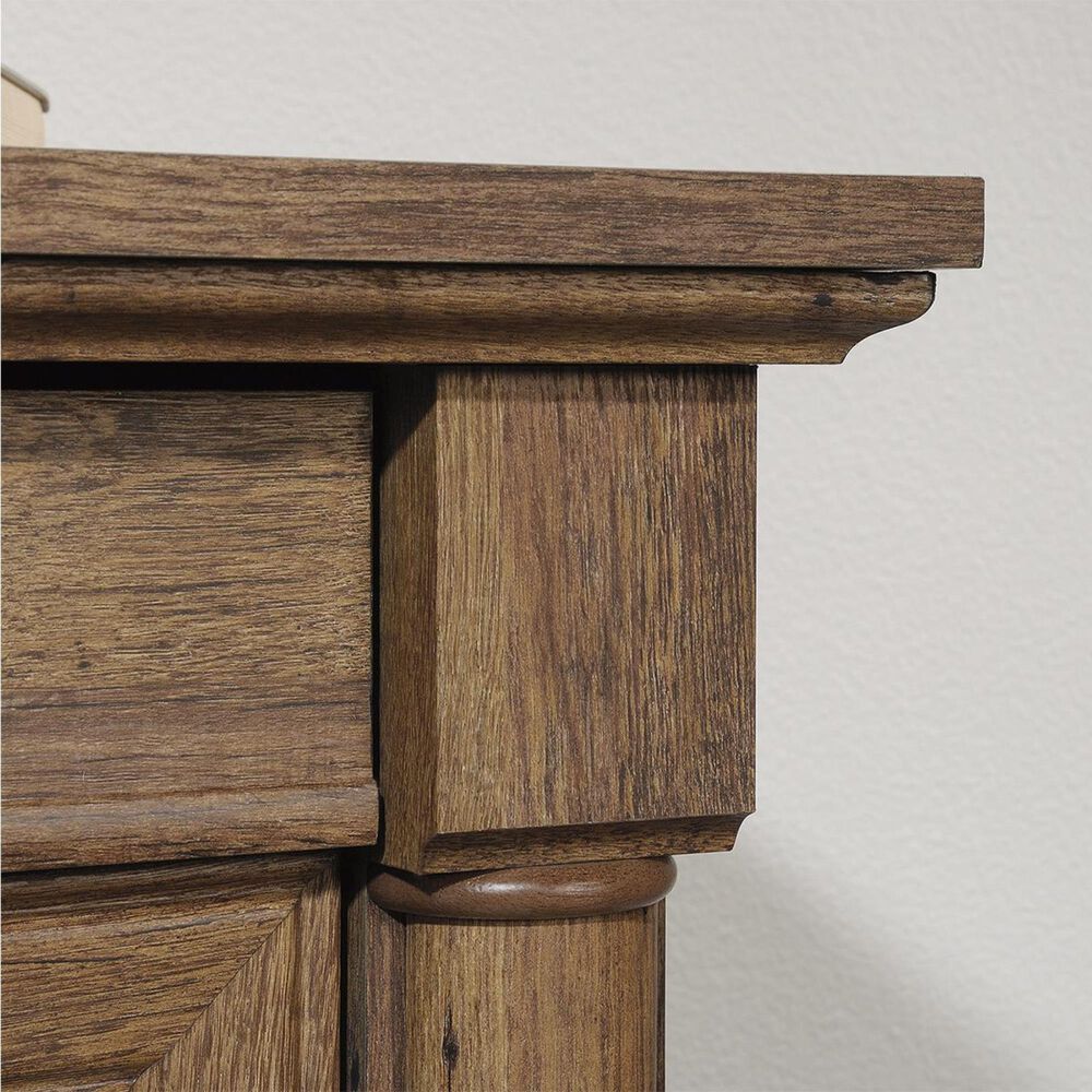 Sauder Palladia L-Shaped Desk in Vintage Oak, , large